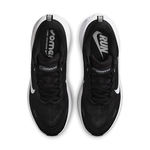 Nike Mens Vomero Plus Black/White/Cool Grey/Metallic Dark Grey 11 Medium