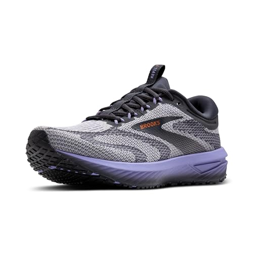 Brooks Women’s Revel 7 Neutral Running Shoe - Sweet Lavender/Ebony/Alloy - 8 Medium