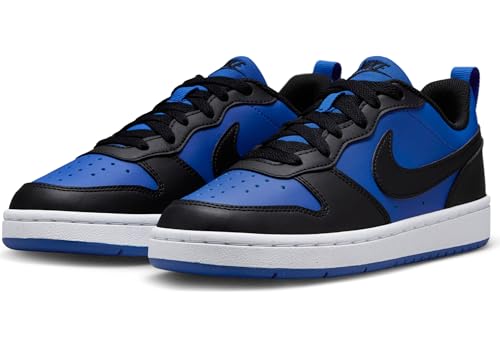 Nike Big Kid's Court Borough Low Recraft Lifestyle Shoes, Game Royal/Black-White, 7Y