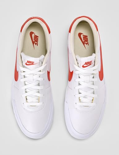 Nike Men's Court Shot Shoes, White/Picante Red, 9