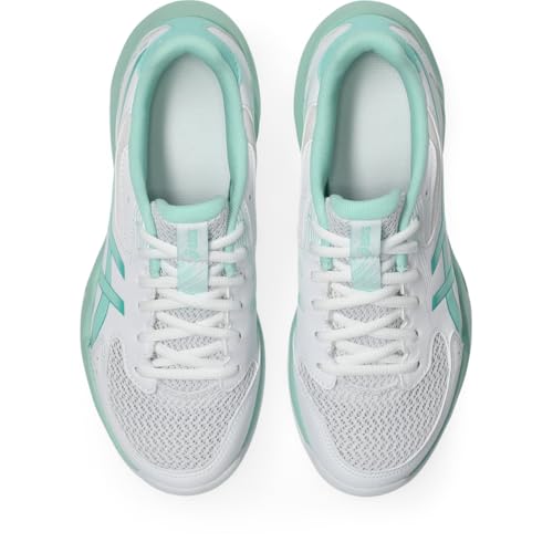 ASICS Women's Gel-Rocket 12 Volleyball Shoes, 8.5, White/Fresh ICE