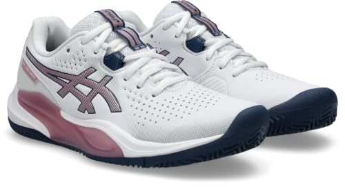 ASICS Women's Gel-Challenger 15 Clay Trainers, White Taro Purple, 9.5 US