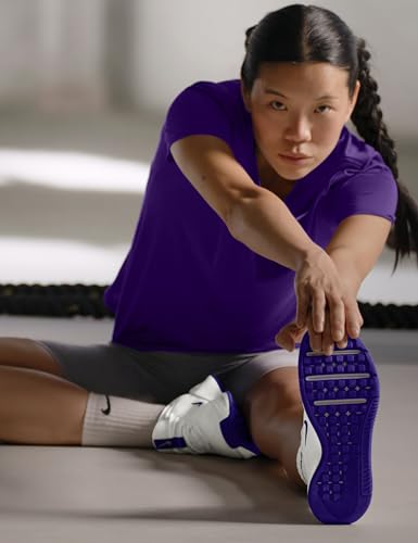 Nike Women's MC Trainer 3 Workout Shoes, Sail/Court Purple-White, 6.5