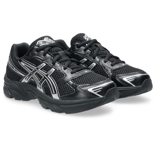 ASICS Unisex Kid's Gel-1130 Grade School (Big Kid), Black/Pure Silver, 5 Medium, Big Kid