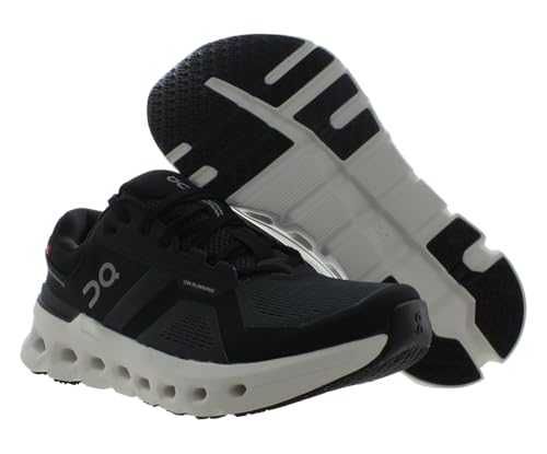 On Cloudrunner 2 Wide Womens Shoes Size 7.5, Color: Eclipse/Black-Black