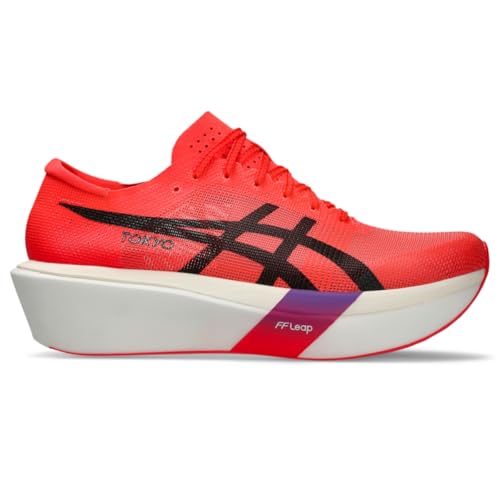 ASICS Unisex METASPEED Sky Tokyo Running, 7.5M / 9W, Flash RED/Black