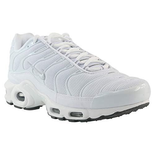 NIKE mens Air Max Plus SE TN1 Tuned Sneaker, White/Black/Cool Grey, 7.5