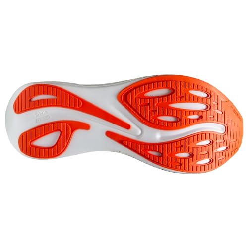 Brooks Men’s Hyperion Max Neutral Running Shoe - Green Gecko/Red Orange/White - 10.5 Medium