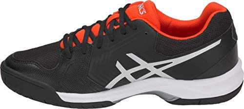 ASICS Gel-Dedicate 5 Men's Tennis Shoe, Black/Silver, 9 D US