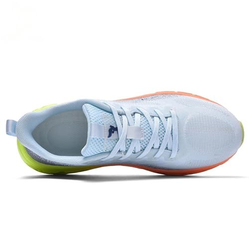 FLYPP LX Men's and Women's Barefoot Running Shoes with Wide Toe Box & Zero Drop Sole - Non-Slip Lightweight Athletic Sneakers for Trail, Hiking, Gym, Walking Cyan