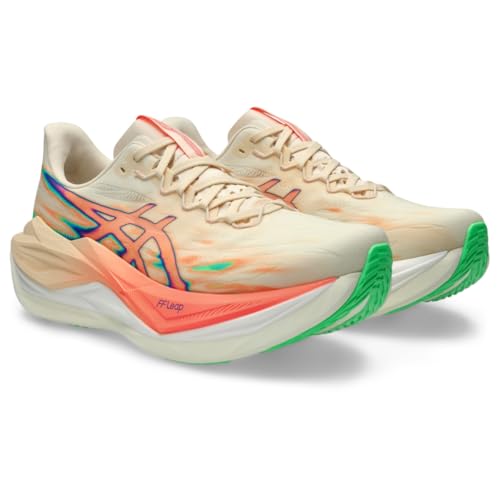 ASICS Unisex SUPERBLAST 3 Running Shoes, 11M / 12.5W, Seashell/Sun Coral