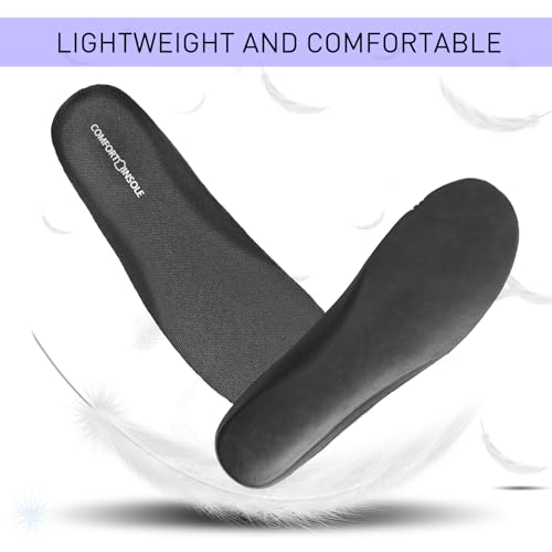 Insoles for On Cloud Sneakers, Replacement EVA Inner Footwear Inserts for Men's Comfortable Light-Weight and Cushion Shock Absorbing(US Men12-EU46.5)