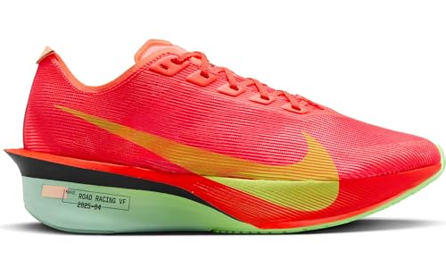 Women's Nike ZoomX Vaporfly Next% 4 (600 - Crimson/Lime Blast-Mint Foam)