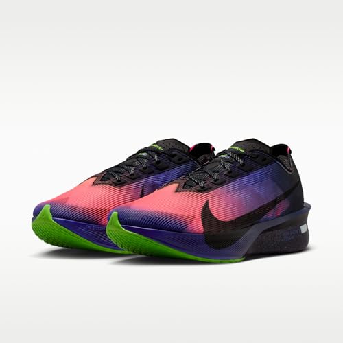 Nike Vaporfly 4 Glam Women's Road Racing Shoes (Dark Obsidian/Purple Dynasty/Flash Crimson/Black) Size 7