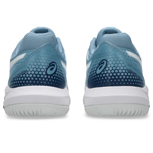 ASICS Men's Gel-Dedicate 8 Pickleball Shoes, 14, SABA Blue/White