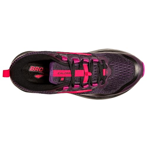 Brooks Caldera 5 Women's Trail Running Shoe - Black/Fuschia/Purple - 5.5