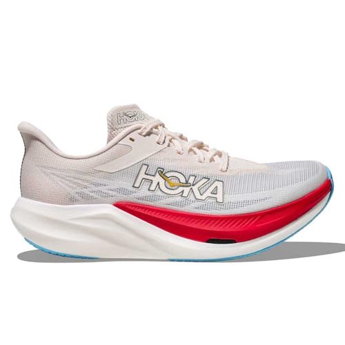Hoka Unisex Rocket X 3 Alabaster/Frost 8.5 Medium