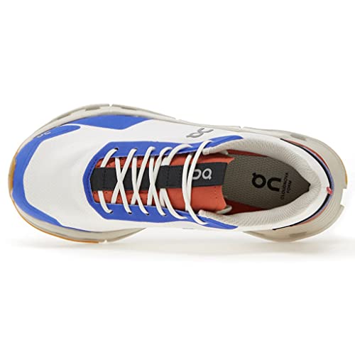 On Womens Cloudnova Form Textile Synthetic White Rust Trainers 9 US