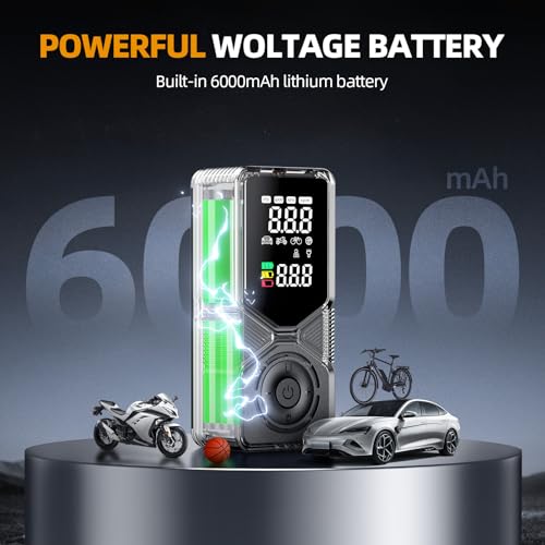 PEVALON Portable Tire Inflator 150 PSI Cordless Air Compressor