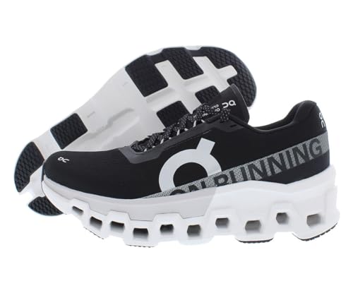On Cloudmonster 2 Womens Shoes Size 10, Color: Black/Frost-Black