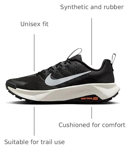 Nike Wildhorse 10 Men's Trail Running Shoes (FV2338-001, Black/Anthracite/Platinum Tint/Wolf Grey) Size 10.5