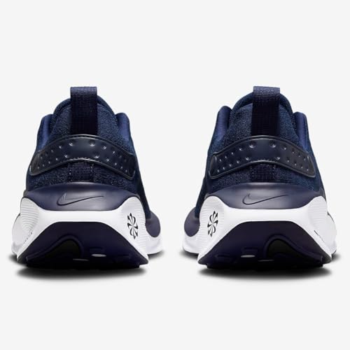 Nike InfinityRN 4 Men's Road Running Shoes (DR2665-400, College Navy/Black/Sail/Platinum Tint) Size 8