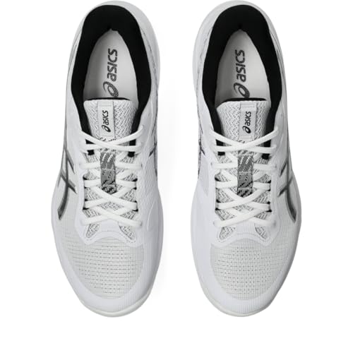 ASICS Men's Netburner Ballistic FlyteFoam 4 Volleyball Shoes, 14, White/Black