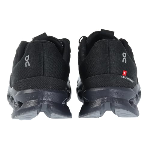 On Mens, Men's Cloudsurfer, All Black 1, 10.5 Medium