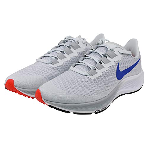 Nike Air Zoom Structure 24, Men's Sneakers, Pure Platinum Racer Blue Wolf Grey BRT Crimson White Black, 11.5 US