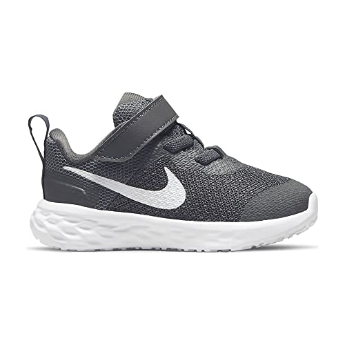 Nike Revolution 6 Nn (GS), Unisex Children's Gymnastics Shoes, Iron Grey White Smoke Grey, 6.5 US