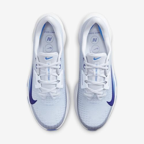 Nike Infinity Tour 2 Golf Shoes (FD0217-001, Football Grey/Game Royal/Photo Blue) Size 11.5