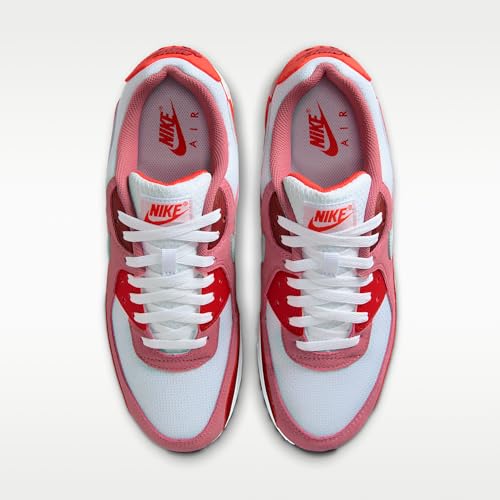 Nike Air Max 90 Men's Shoes (Peony/Light Crimson/Team Crimson/White) Size 10