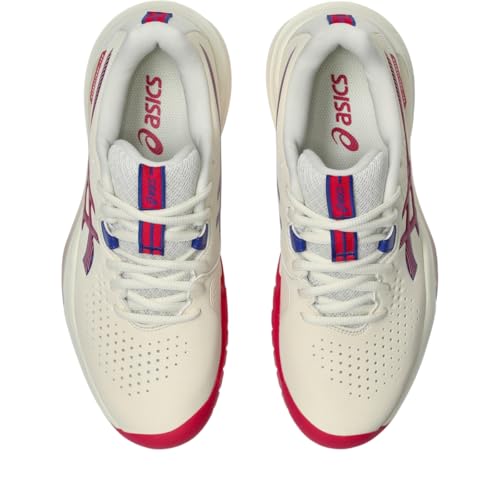 ASICS Women's Gel-Challenger 15 Tennis Shoes, 9.5, Cream/Bright Rose