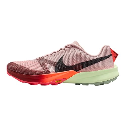 Nike Kiger 10 Trail Running Shoes (Silt Red/Volt Tint/Hot Lava/Burgundy Ash) Size 11