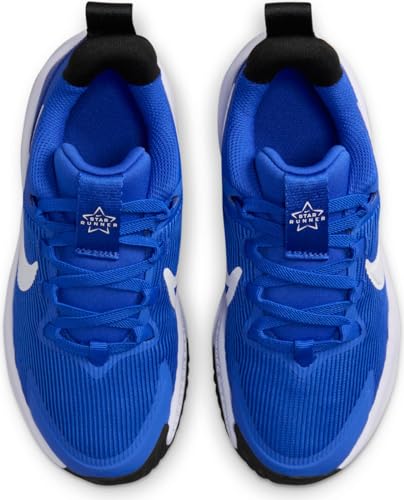 Nike Star Runner 4 Nn (PS) Youth Athletes ShoeUnisex Kids, Hyper Royal White Black White, 12 US