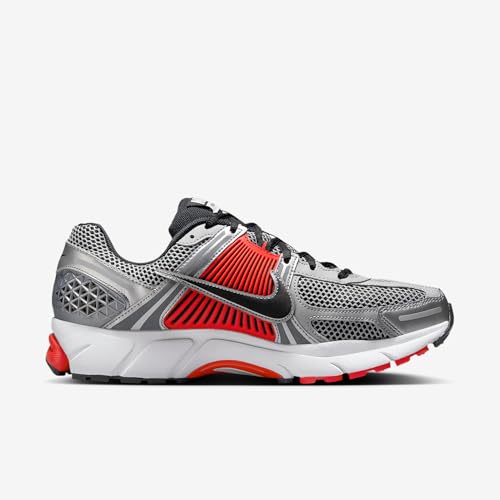 Nike Zoom Vomero 5 Men's Shoes (FJ4151-005, Metallic Silver/Flat Silver/Light Crimson/Black) Size 9
