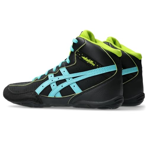 ASICS Kid's Matflex 8 GS Wrestling Shoes, K11, Black/ICE Mint