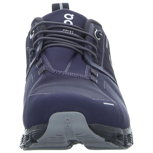 On Men's Cloud 5 Waterproof Running Shoes, Midnight/Magnet, 9 US