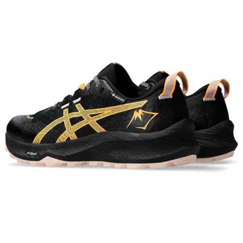 ASICS Women's Gel-Trabuco 12 GTX Trainers, Black Stadium Orange, 7 US