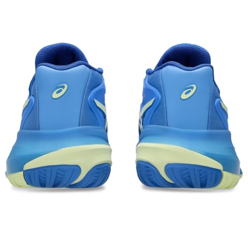 ASICS Women's Gel-Resolution X Tennis Shoes, 10, Blue Coast/Huddle Yellow