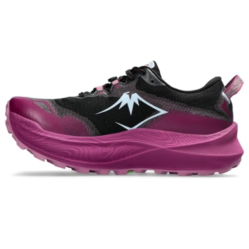 ASICS Women's Trabuco Max 3 Trainers, Black Light Blue, 11