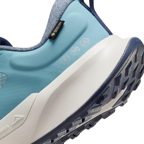 Nike Juniper 2 Gore-Tex Men's Waterproof Trail Running Shoes, Shoe, Denim Turq Midnight Navy Glacier Blue, 10.5
