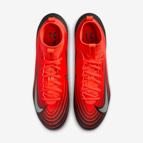 Nike Vapor Pro 1 Football Cleats (HF9409-600, Bright Crimson/Laser Orange/Black) Size 12