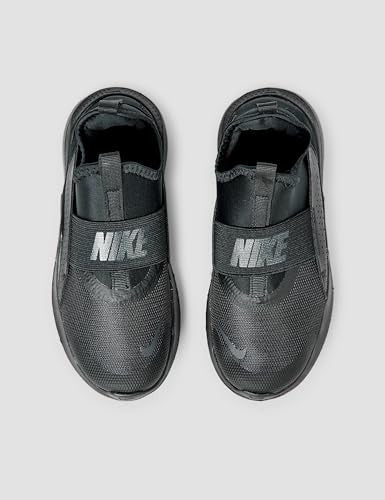 Nike Little Kid's Flex Runner 4 Running Shoe, Black/Black-Anthracite, 1Y