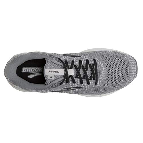 Brooks Mens Revel 3 Running Shoe - Quiet Shade/Opal Grey/Black - D - 8.0
