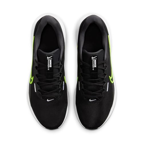 Nike Downshifter 13 Men's Road Running Shoes (FD6454-007, Black/Anthracite/White/Volt) Size 8