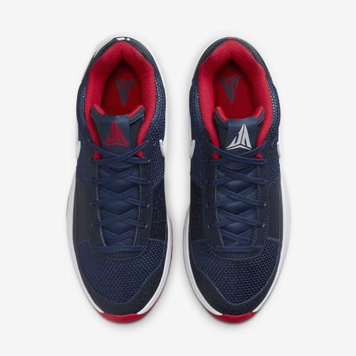 Nike Ja 1 Basketball Shoes (FQ4796-403, Midnight Navy/University Red/White) Size 11