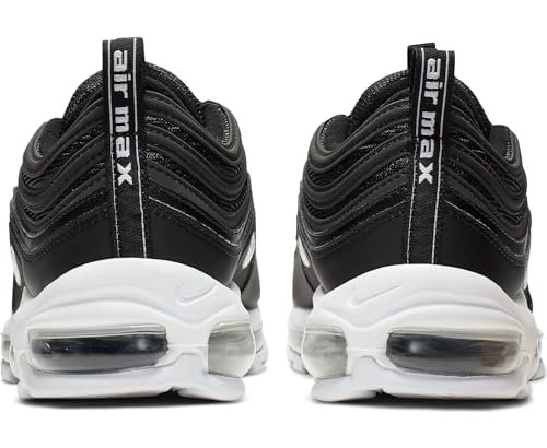 Nike Men's Air Max 97 Trail Running Shoes, Black/White, 8.5