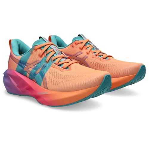 ASICS Unisex NOVABLAST 5 Running Shoes, 11.5M / 13W, Mojave/Amethyst