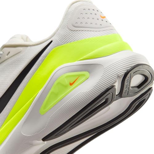 Nike Men's Structure 26 Sneaker, Summit White/Black/Volt/Total Orange, 7